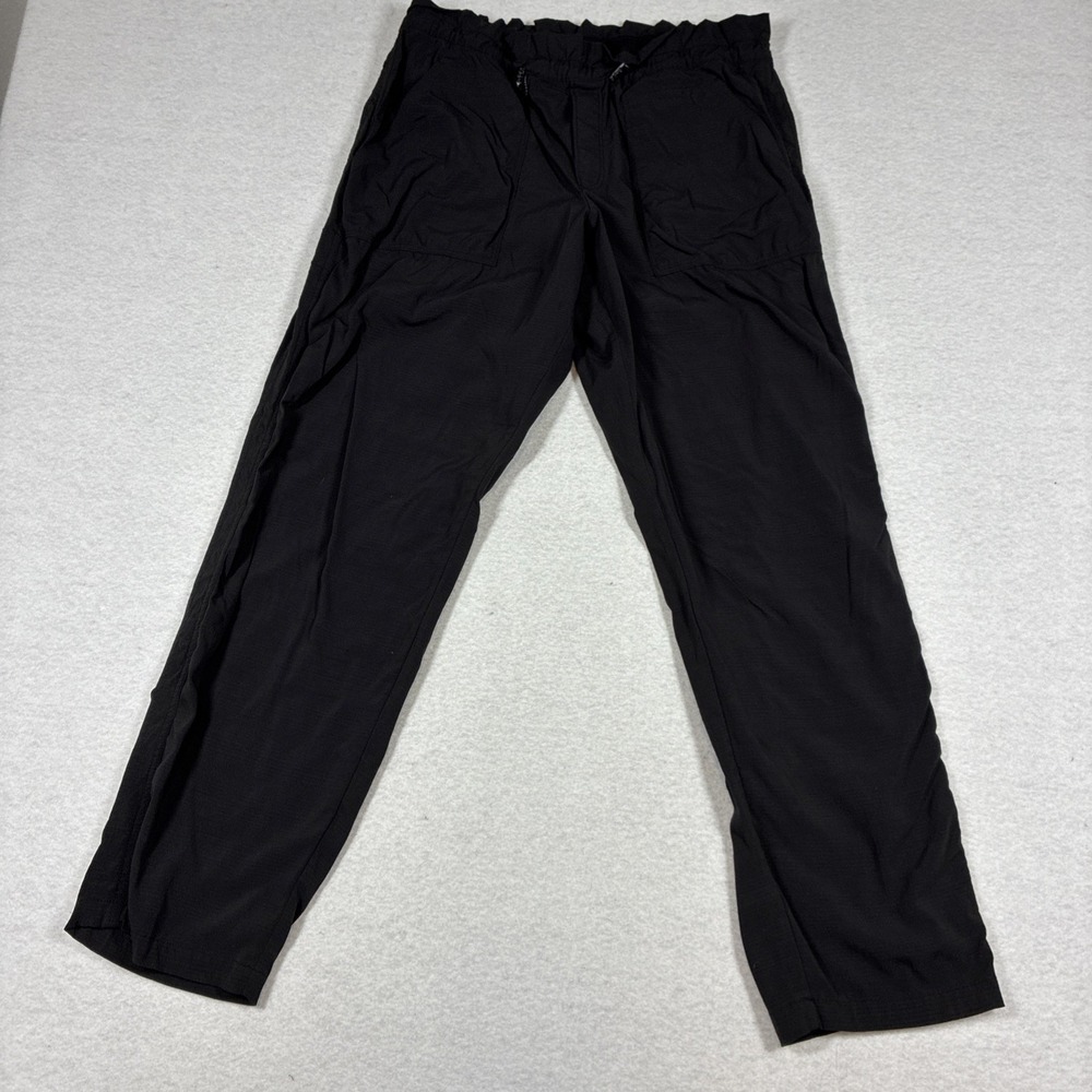 Athleta Womens Trekkie North Woven Pants Black Size 10 Dance Streetwear Gorpcore